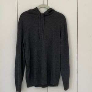 Everlane Grey Cashmere Sweater Hoodie